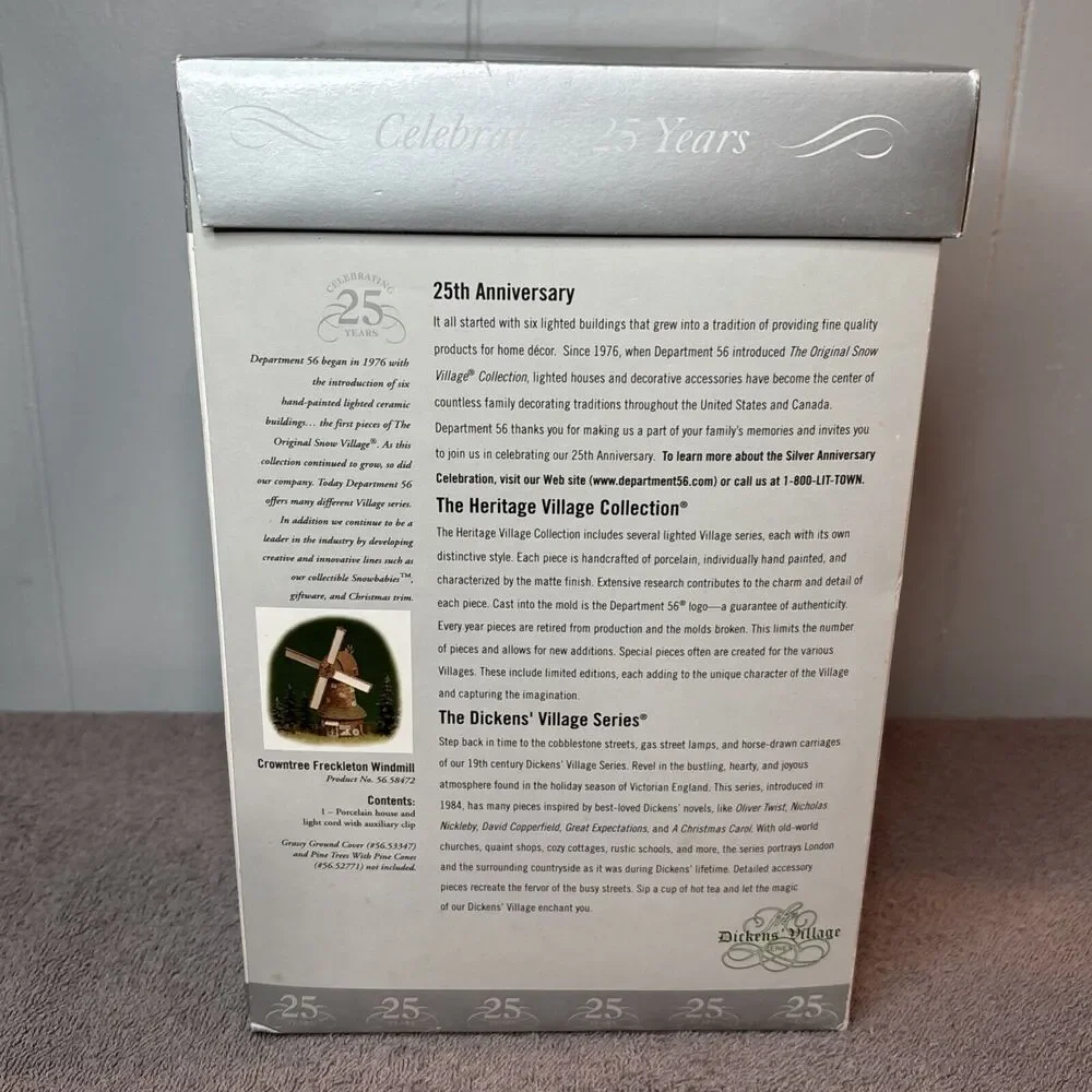 Department Dept 56 Dickens Village 58472 CROWNTREE FRECKLETON WINDMILL 56.58472 - Picture 11 of 12